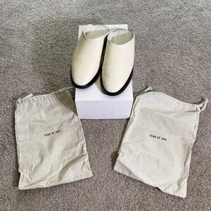 Fear of God 8th Collection Backless Mules (Off White)